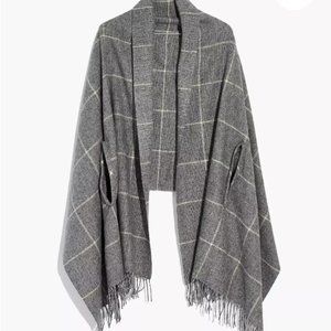 Madewell Micro-Check Cape Scarf